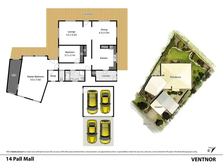 Floorplan of Homely house listing, 14 Pall Mall, Ventnor VIC 3922