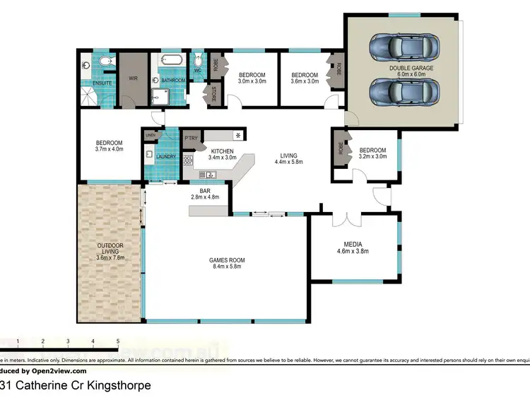 Floorplan of Homely house listing, 31 Catherine Crescent, Kingsthorpe QLD 4400