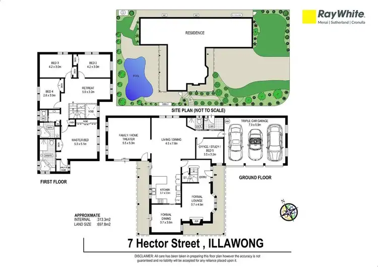 Floorplan of Homely house listing, 7 Hector Street, Illawong NSW 2234