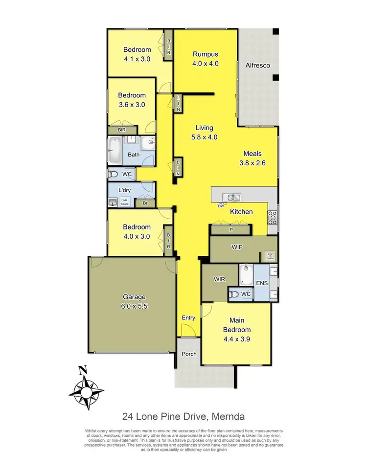 Floorplan of Homely house listing, 24 Lone Pine Drive, Mernda VIC 3754