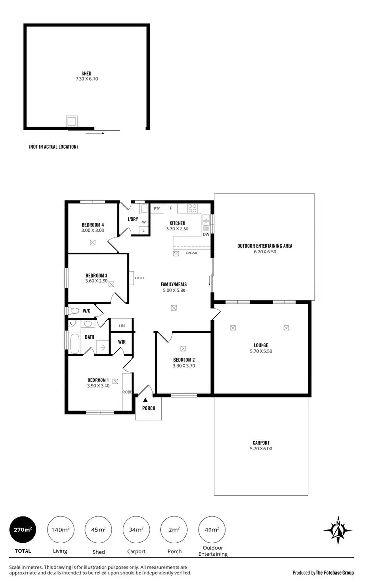 Floorplan of Homely house listing, 19 Candover Crescent, Huntfield Heights SA 5163