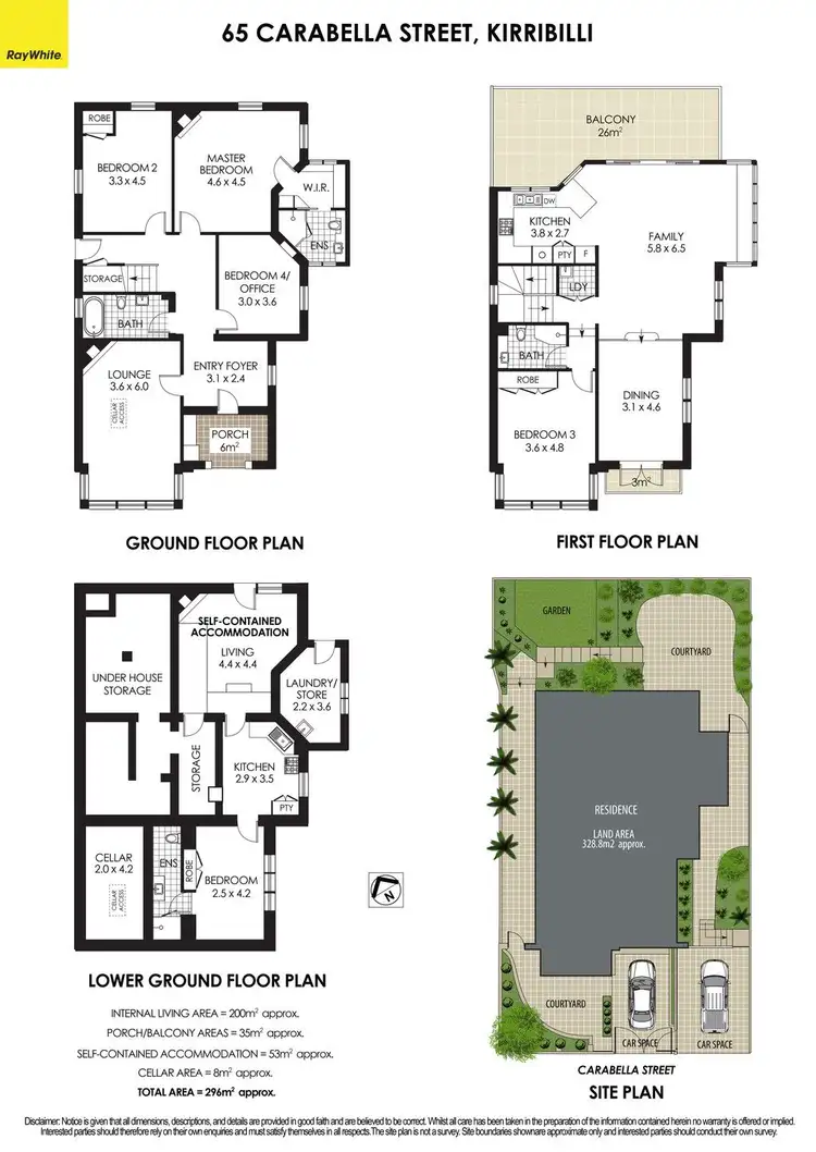 Floorplan of Homely house listing, 65 Carabella Street, Kirribilli NSW 2061