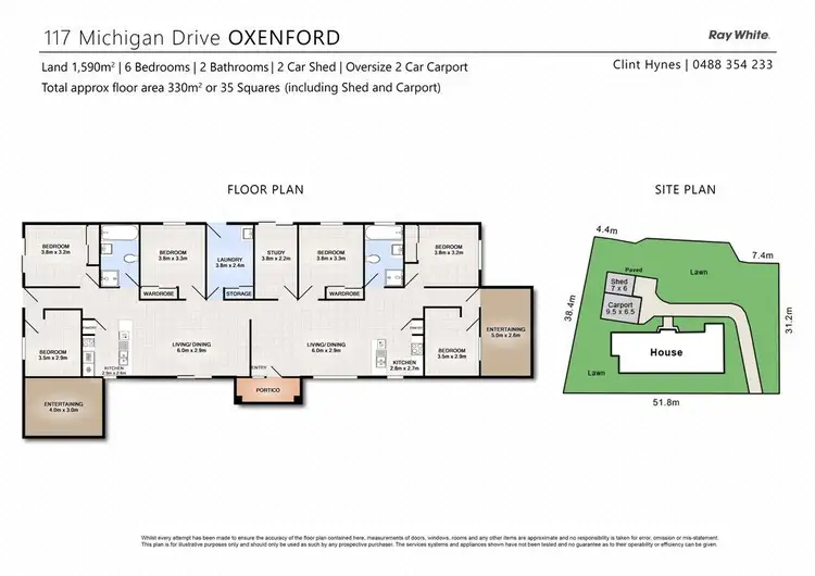 Floorplan of Homely house listing, 117 Michigan Drive, Oxenford QLD 4210