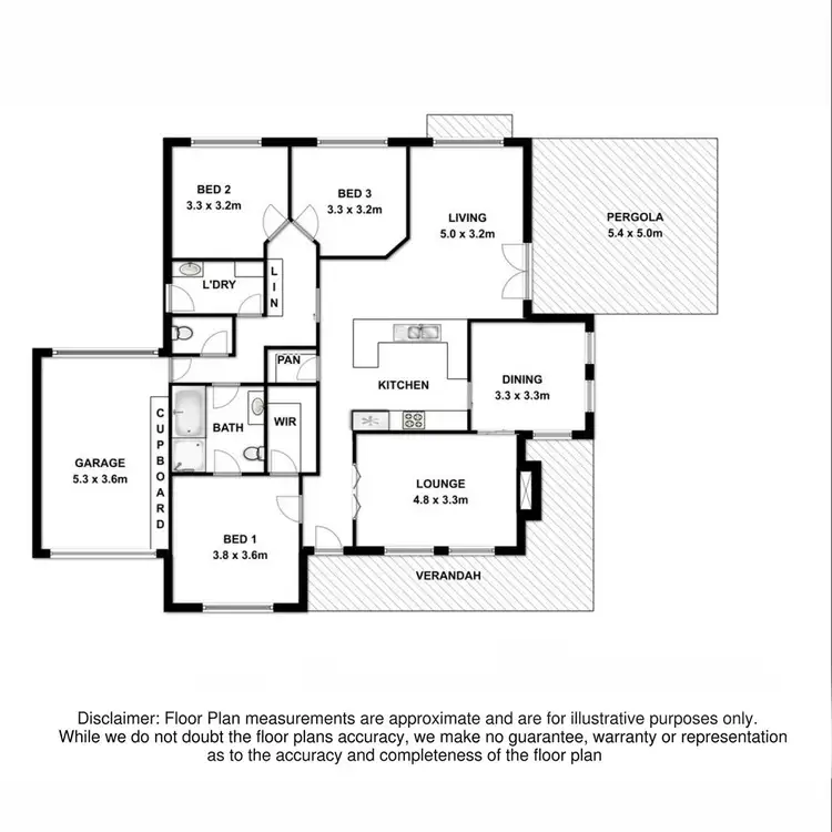 Floorplan of Homely house listing, 6 Jade Close, Mount Gambier SA 5290