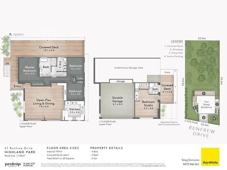 Floorplan of Homely house listing, 57 Renfrew Drive, Highland Park QLD 4211