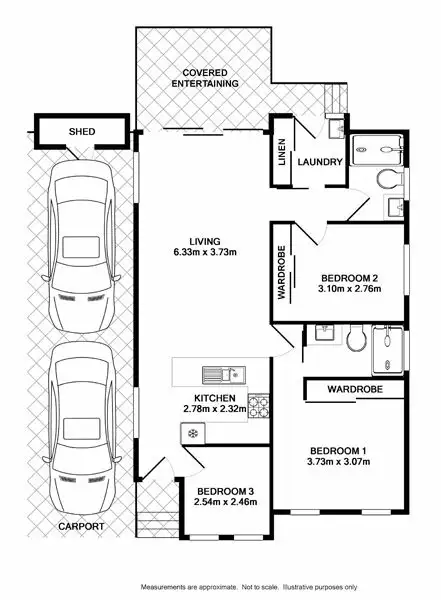 Floorplan of Homely villa listing, 25/6-22 Tench Avenue, Jamisontown NSW 2750