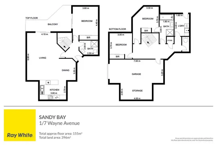 Floorplan of Homely house listing, 1/7 Wayne Avenue, Sandy Bay TAS 7005