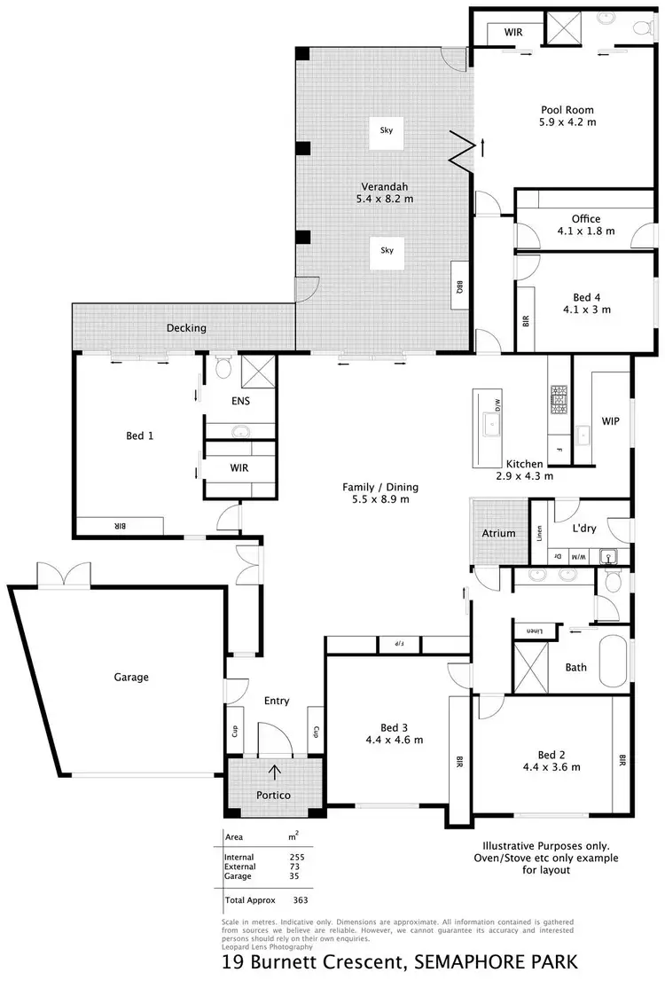 Floorplan of Homely house listing, 19 Burnett Crescent, Semaphore Park SA 5019