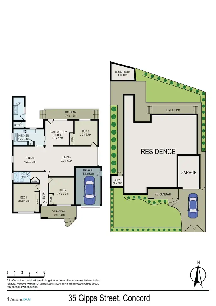 Floorplan of Homely house listing, 35 Gipps Street, Concord NSW 2137