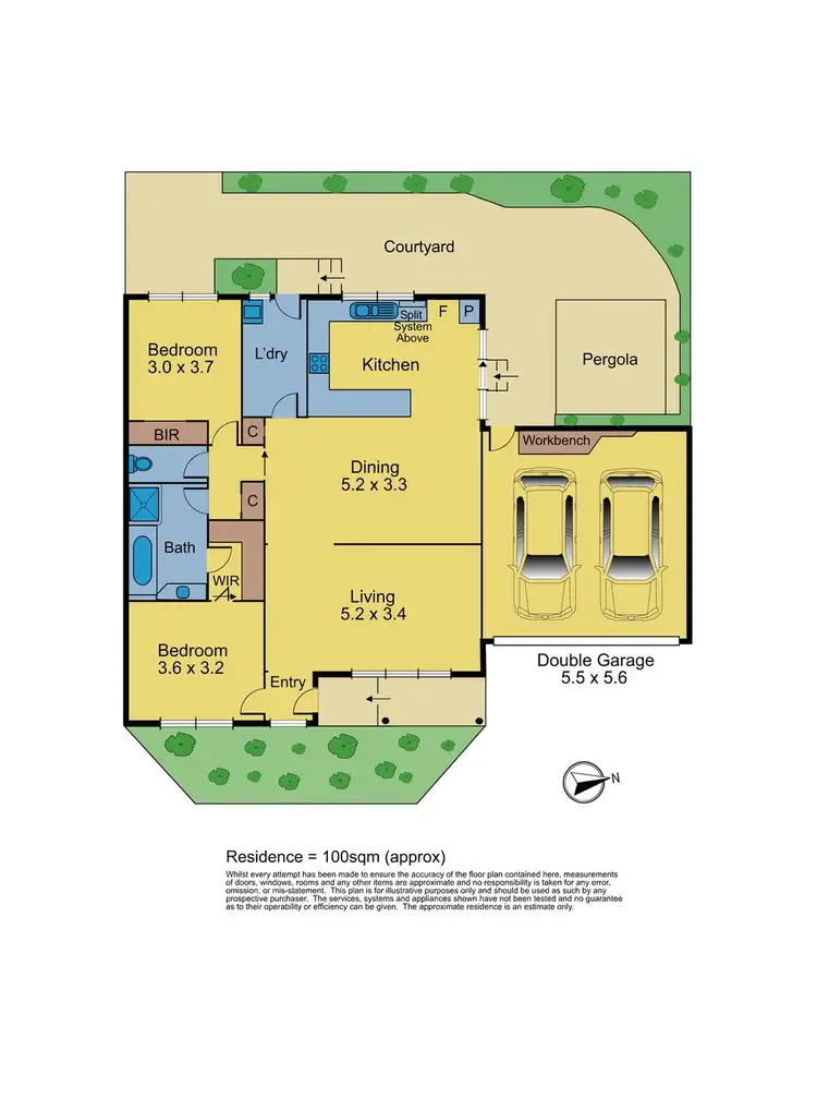 Floorplan of Homely unit listing, 2/9 Glen Ebor Avenue, Blackburn VIC 3130