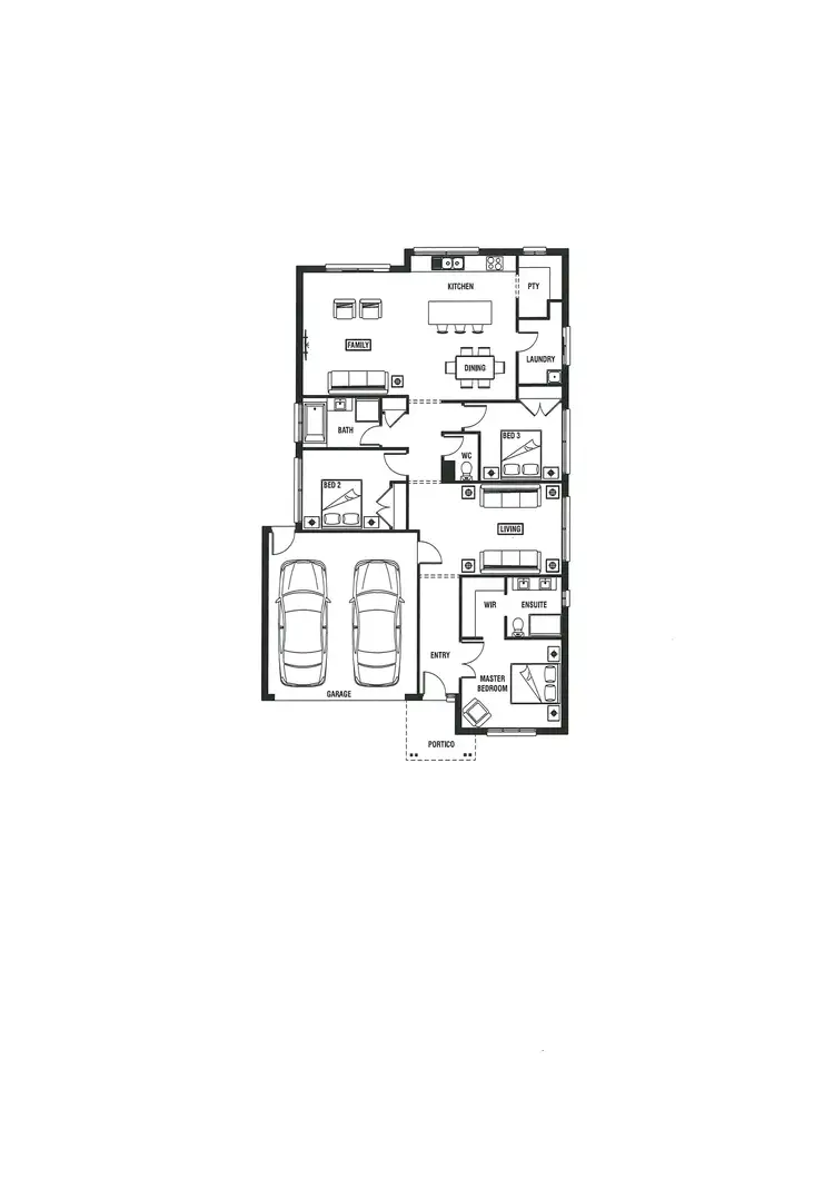 Floorplan of Homely house listing, 28 Guardian Street, Mickleham VIC 3064