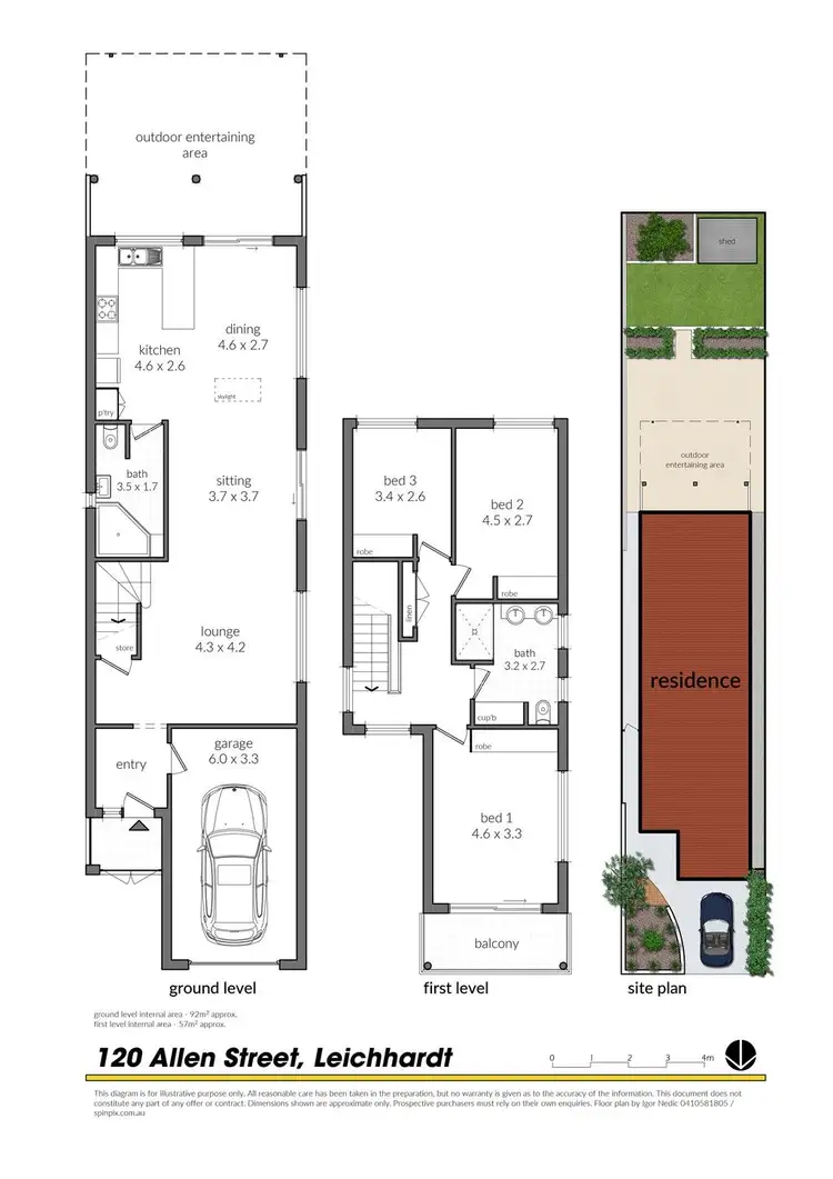 Floorplan of Homely house listing, 120 Allen Street, Leichhardt NSW 2040