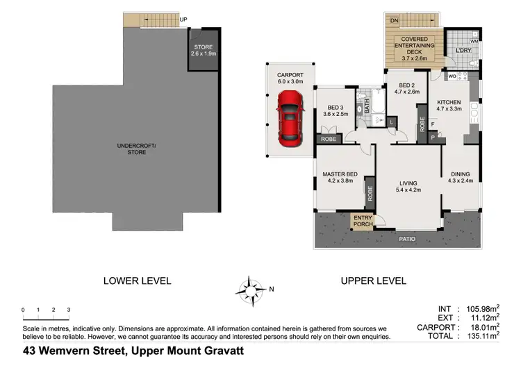 Floorplan of Homely house listing, 43 Wemvern Street, Upper Mount Gravatt QLD 4122