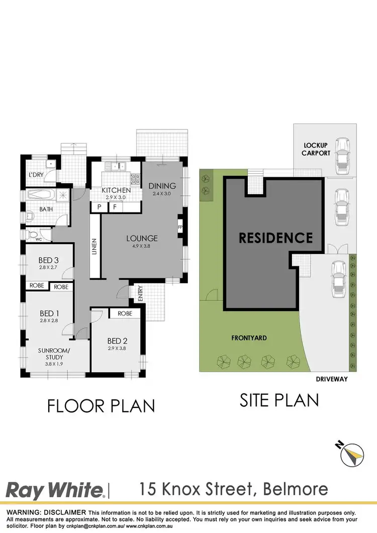 Floorplan of Homely house listing, 15 Knox Street,, Belmore NSW 2192