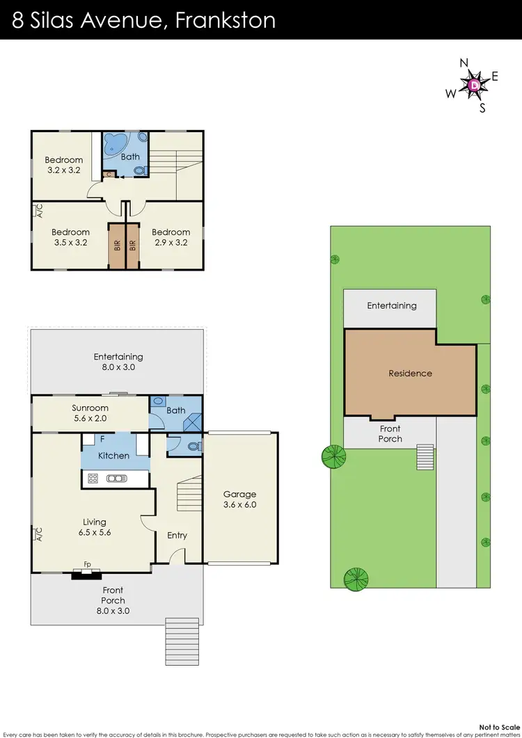 Floorplan of Homely house listing, 8 Silas Avenue, Frankston VIC 3199