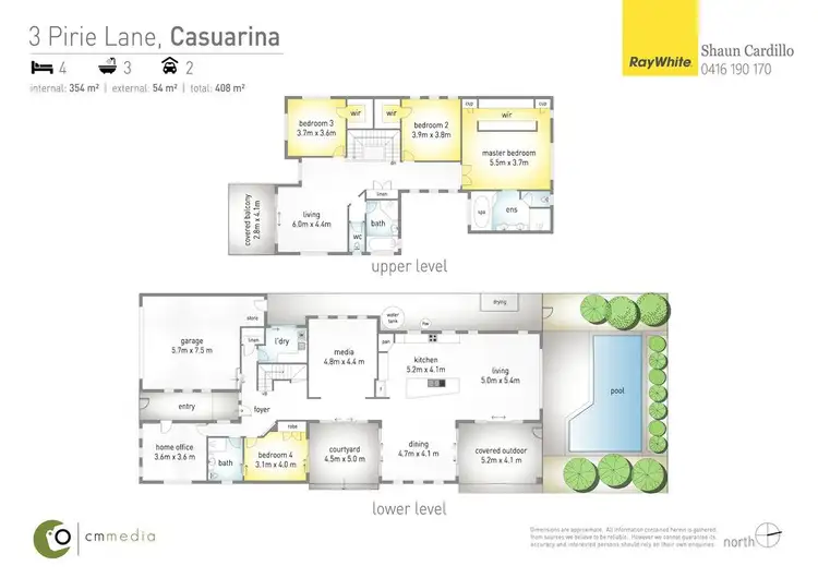 Floorplan of Homely house listing, 3 Pirie Lane, Casuarina NSW 2487