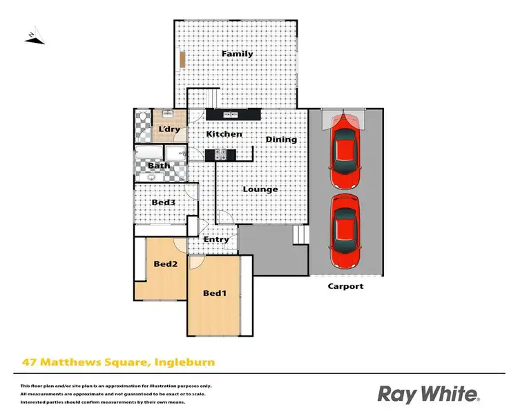 Floorplan of Homely house listing, 47 Matthews Square, Ingleburn NSW 2565