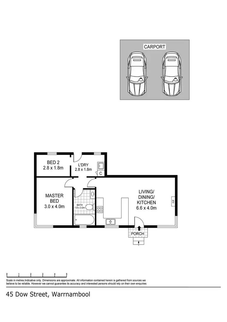 Floorplan of Homely house listing, 45 Dow Street, Terang VIC 3264