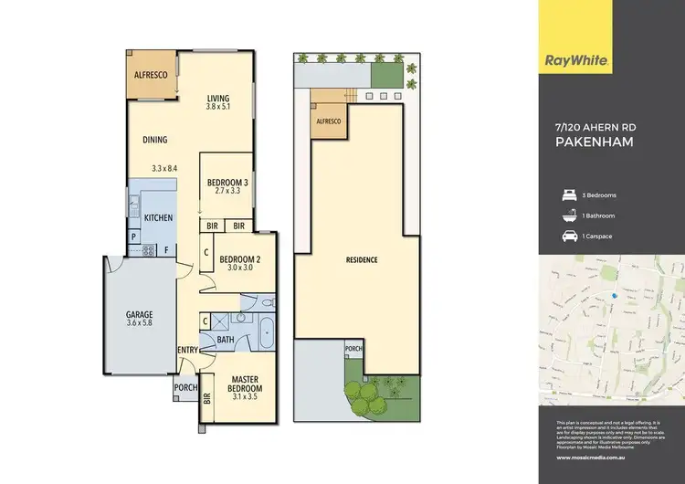Floorplan of Homely unit listing, 7/120 Ahern Road, Pakenham VIC 3810