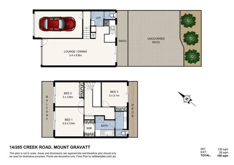 Floorplan of Homely townhouse listing, 14/285 Creek Road, Mount Gravatt East QLD 4122