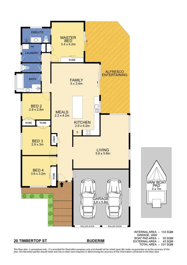 Floorplan of Homely house listing, 20 Timbertop Street, Buderim QLD 4556