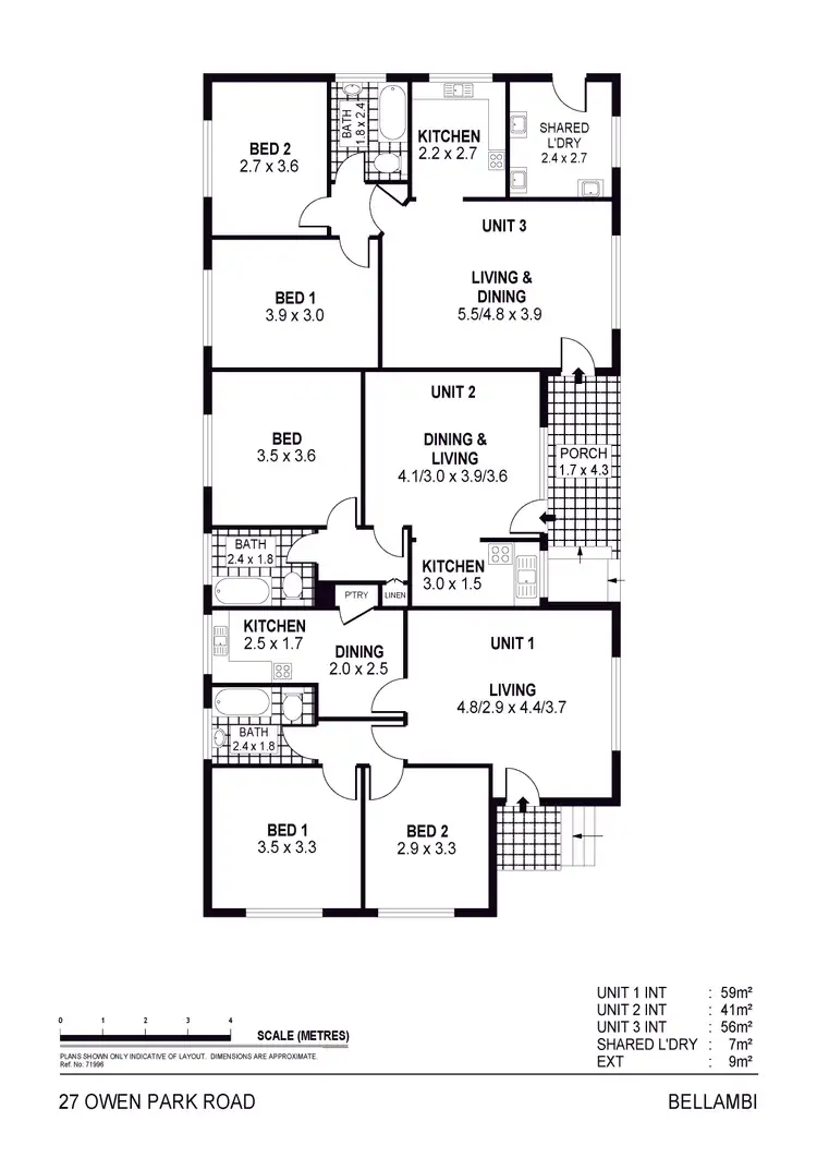 Floorplan of Homely block of units listing, 27 Owen Park Road, Bellambi NSW 2518