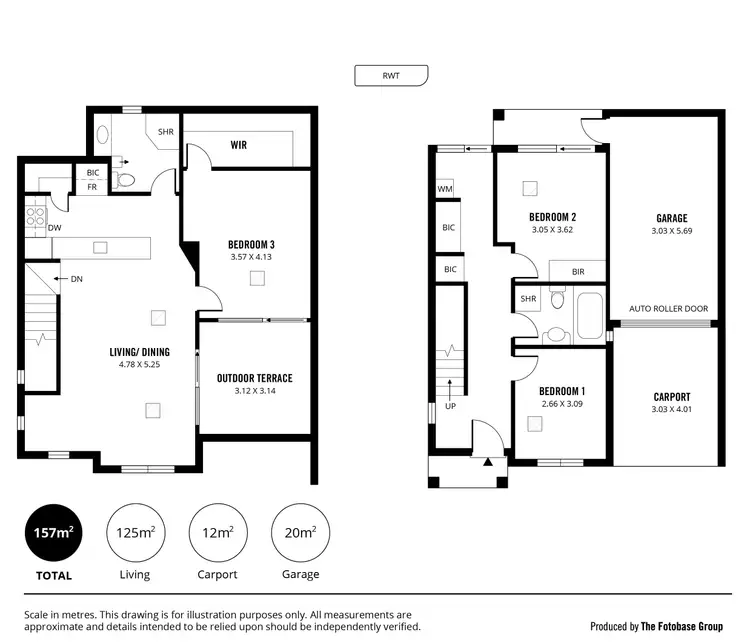 Floorplan of Homely house listing, 1/557 Port Road, West Croydon SA 5008