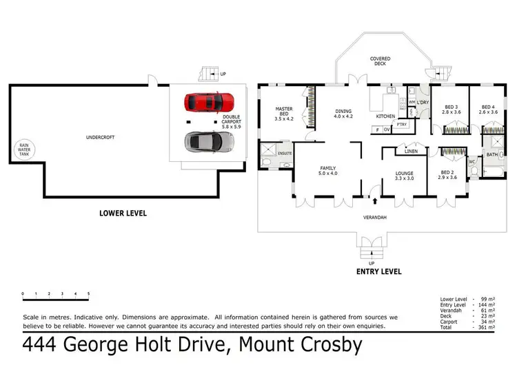 Floorplan of Homely rural property listing, 444 George Holt Drive, Mount Crosby QLD 4306