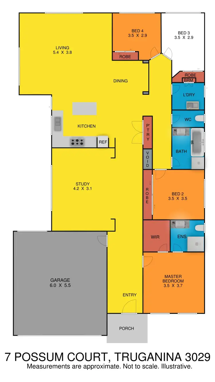 Floorplan of Homely house listing, 7 Possum Court, Truganina VIC 3029