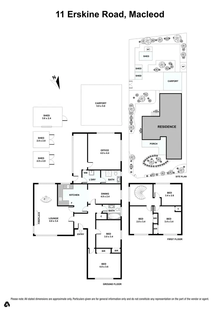 Floorplan of Homely house listing, 11 Erskine Road, Macleod VIC 3085