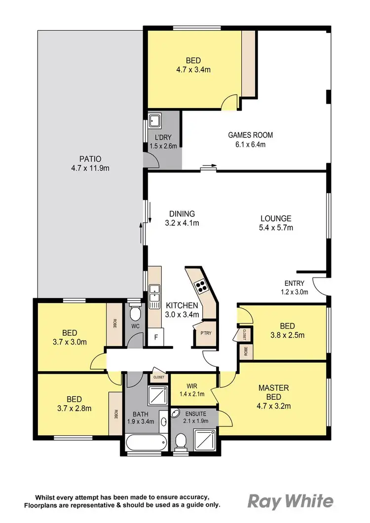 Floorplan of Homely house listing, 1 Noble Court, Warner QLD 4500