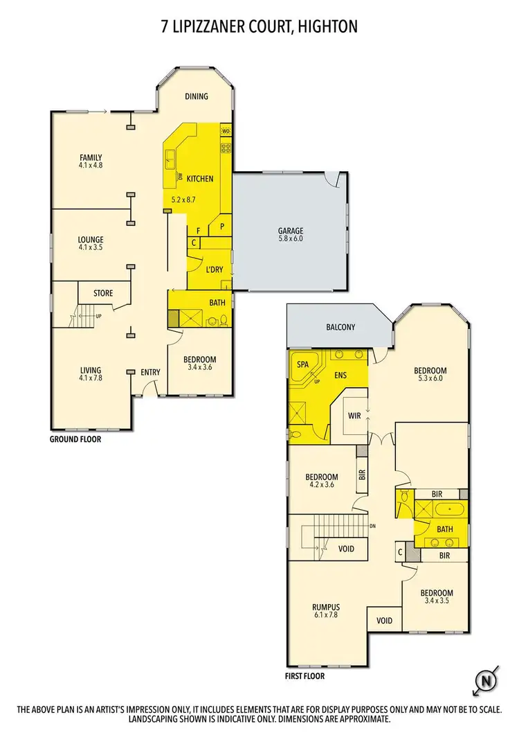Floorplan of Homely house listing, 7 Lipizzaner Court, Highton VIC 3216