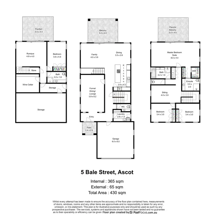 Floorplan of Homely house listing, 5 Bale Street, Ascot QLD 4007