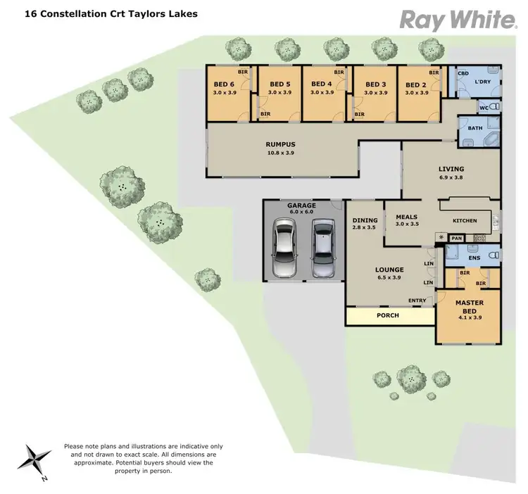 Floorplan of Homely house listing, 16 Constellation Court, Taylors Lakes VIC 3038
