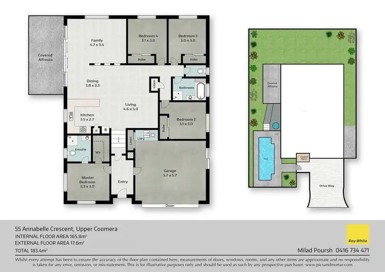 Floorplan of Homely house listing, 56 Annabelle Crescent, Upper Coomera QLD 4209