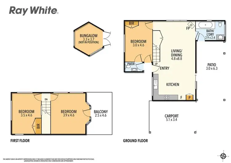 Floorplan of Homely house listing, 99 Tampa Road, Cape Woolamai VIC 3925