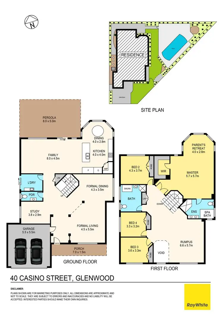 Floorplan of Homely house listing, 40 Casino Street, Glenwood NSW 2768