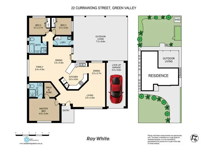 Floorplan of Homely house listing, 22 Currawong Street, Green Valley NSW 2168