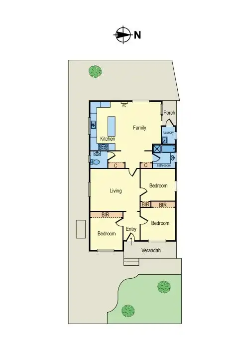Floorplan of Homely house listing, 1/7 Clapperton Street, Bentleigh VIC 3204
