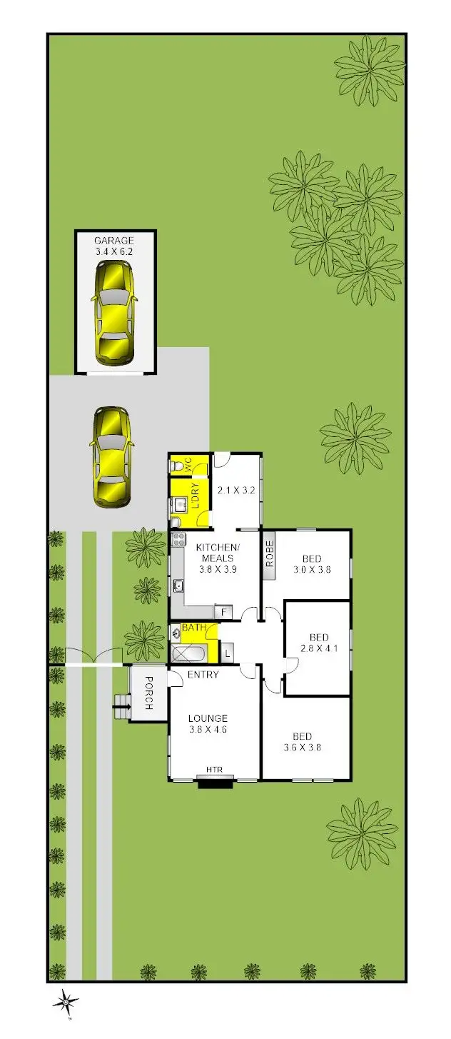 Floorplan of Homely house listing, 31 Wendover Avenue, Norlane VIC 3214