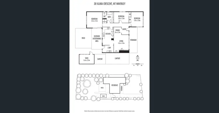 Floorplan of Homely house listing, 38 Illuka Crescent, Mount Waverley VIC 3149