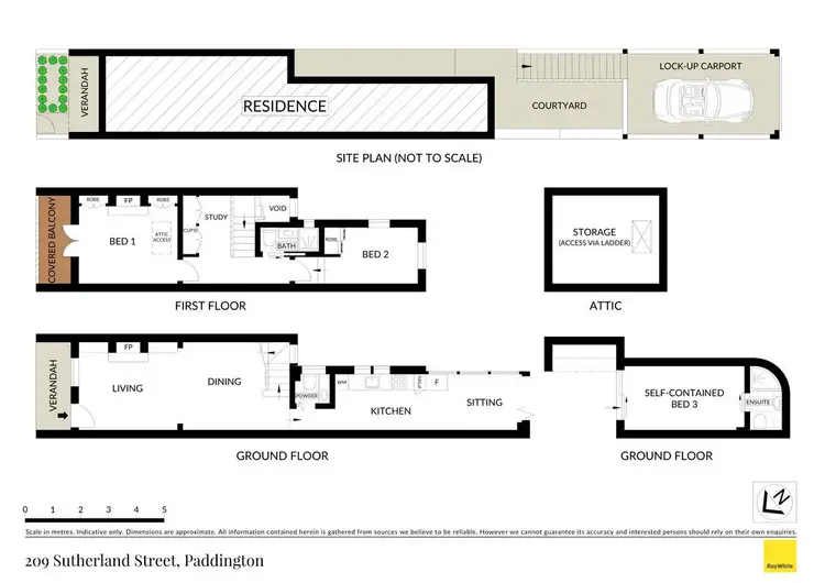 Floorplan of Homely house listing, 209 Sutherland Street, Paddington NSW 2021