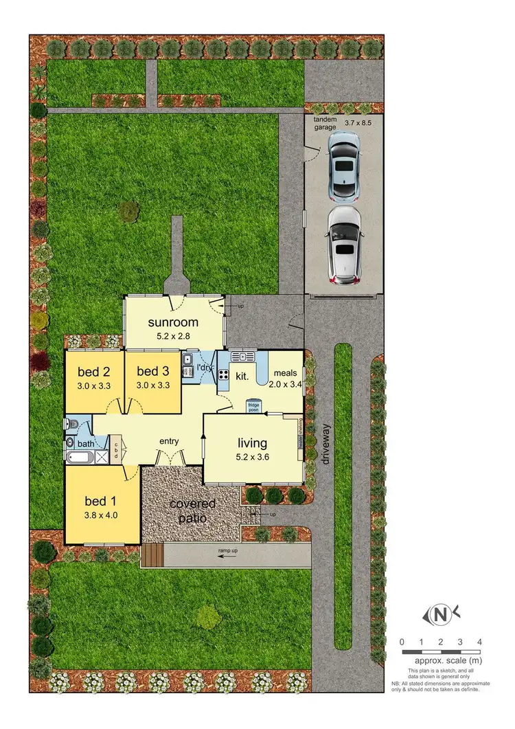 Floorplan of Homely house listing, 18 Caesar Street, Mulgrave VIC 3170