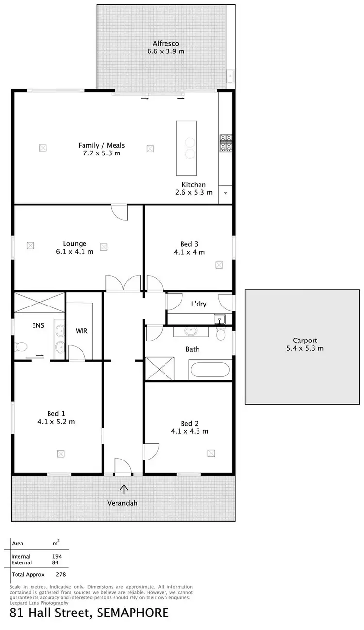Floorplan of Homely house listing, 81 Hall Street, Semaphore SA 5019