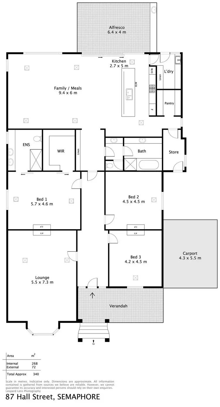 Floorplan of Homely house listing, 87 Hall Street, Semaphore SA 5019