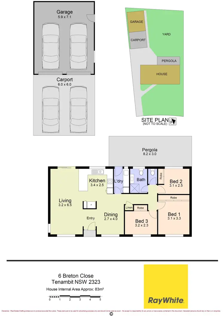 Floorplan of Homely house listing, 6 Breton Close, Tenambit NSW 2323
