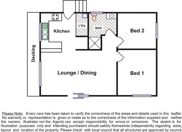 Floorplan of Homely house listing, 26 Thorne Street, Wallaroo SA 5556