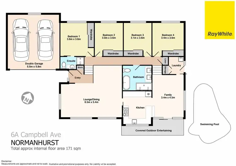 Floorplan of Homely house listing, 6a Campbell Avenue, Normanhurst NSW 2076