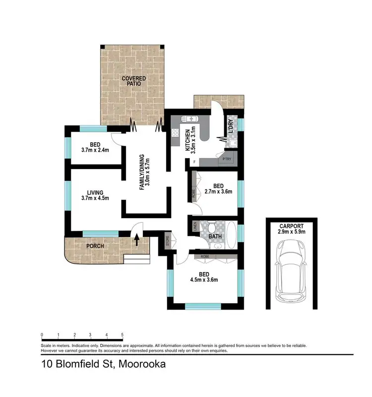 Floorplan of Homely house listing, 10 Blomfield Street, Moorooka QLD 4105