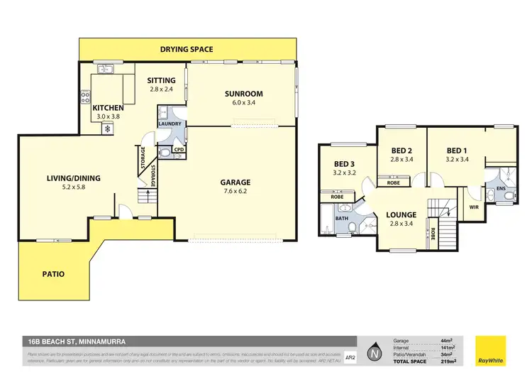 Floorplan of Homely other listing, 16B Beach Street, Minnamurra NSW 2533